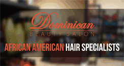 Desktop Screenshot of dominicanbeautysalon.com